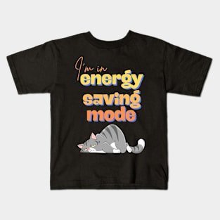 Energy Saving mode Kids T-Shirt